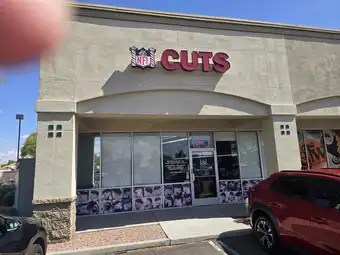 NFL Cuts Barbershop storefront exterior sign in Peoria, Arizona